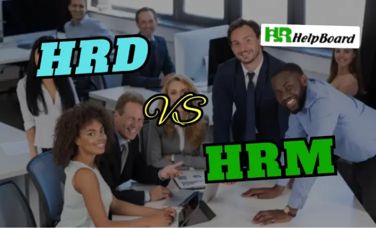 Difference between HRD and HRM